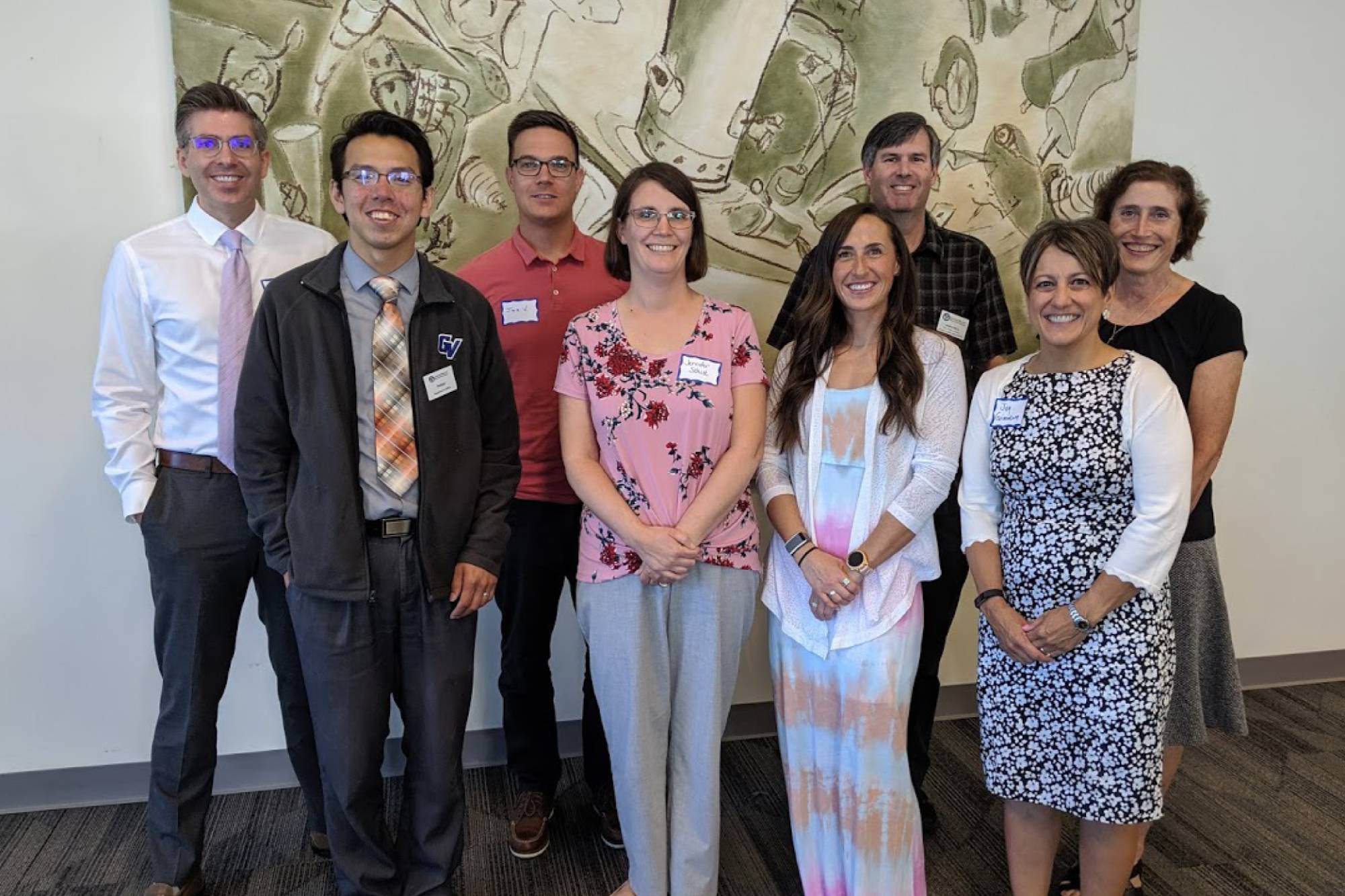 A group of wellness ambassadors taken at the 2019 Ambassador luncheon